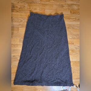 Liz Baker Charcoal Maxi Skirt Soze Large